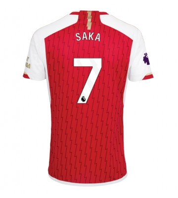 Arsenal Bukayo Saka #7 Hjemmebanetrøje 2023-24 Kort ærmer